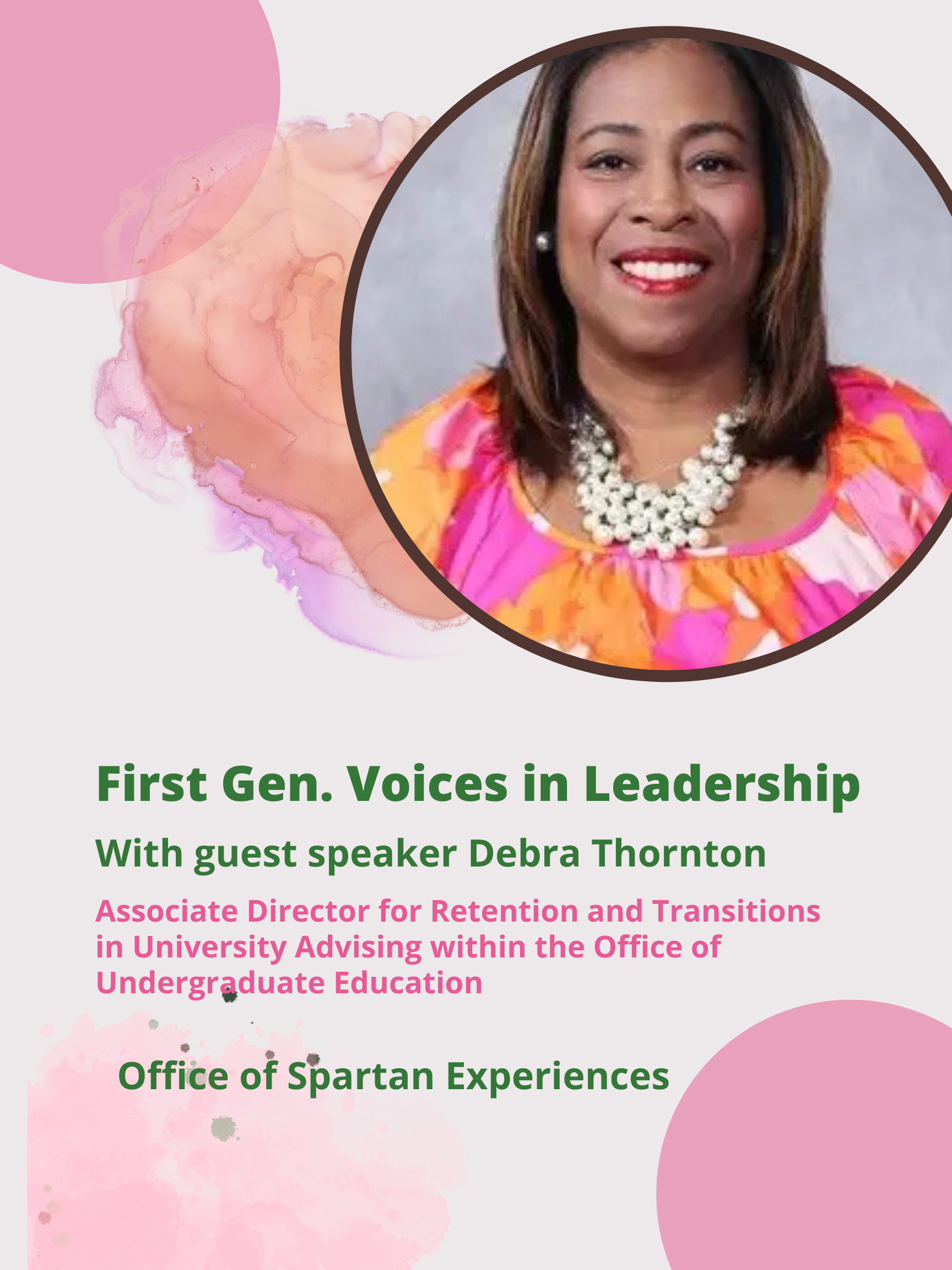 First Gen. Voices in Leadership